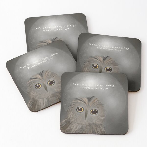 Item preview, Believe In yourself, spirt animal, owl designed and sold by Treasuredreams.