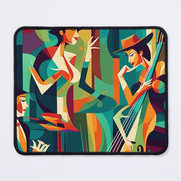 Item preview, Art deco Jazz musicians fine art. designed and sold by paulo silveira.