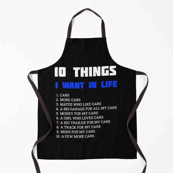 Item preview, 10 Things I Want In My Life Funny Gift For Car Enthusiast designed and sold by Kwoss.