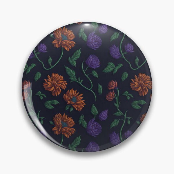Item preview, Vibrant Florals in Orange and Green Design designed and sold by Cherrywood-Lane.