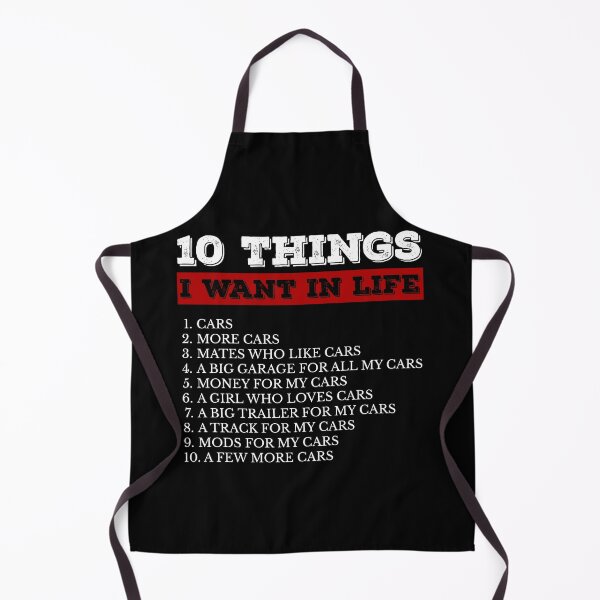 Item preview, 10 Things I Want In My Life Funny Gift For Car Enthusiast designed and sold by Kwoss.