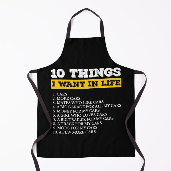 Item preview, 10 Things I Want In My Life Funny Gift For Car Enthusiast designed and sold by Kwoss.