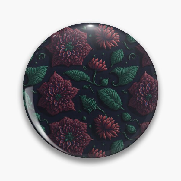 Item preview, Romantic Blooms in Dark Rose and Green Design designed and sold by Cherrywood-Lane.