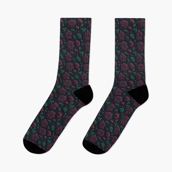Item preview, Romantic Blooms in Dark Rose and Green Design designed and sold by Cherrywood-Lane.