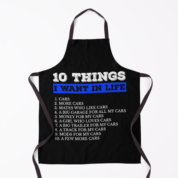 Item preview, 10 Things I Want In My Life Funny Gift For Car Enthusiast designed and sold by Kwoss.