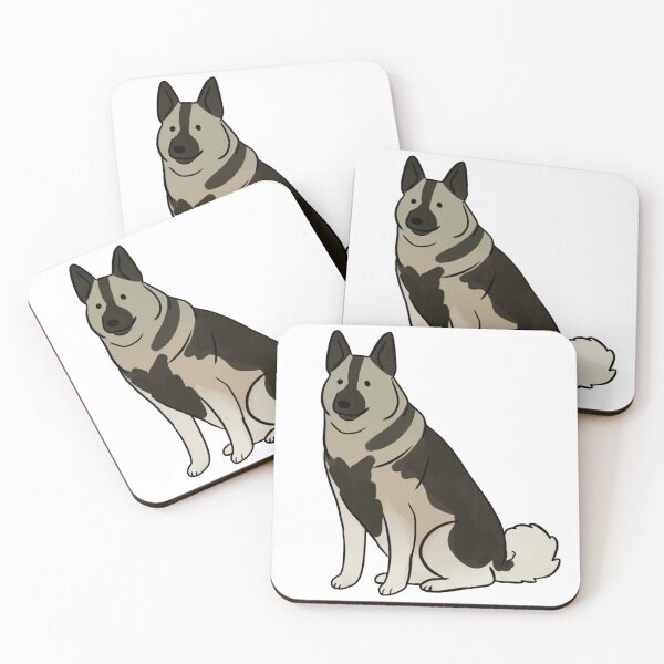 Item preview, Norwegian elkhound cute illustration  designed and sold by Yarafantasyart.
