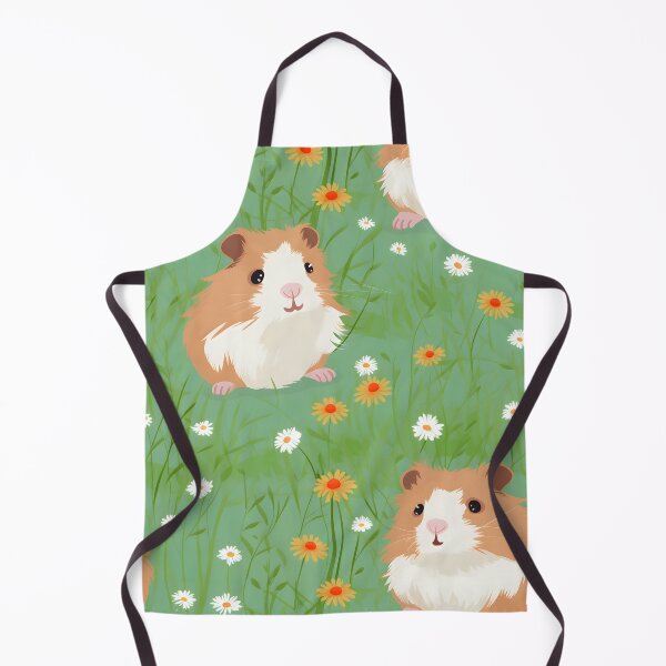 Item preview, Guinea Pigs amongst flowers designed and sold by CactusPan.