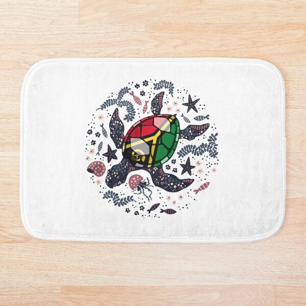 Artikelvorschau, turtle Flag Of Vanuatu - Gift For Vanuatuan From Vanuatu entworfen und verkauft von Fun-World.