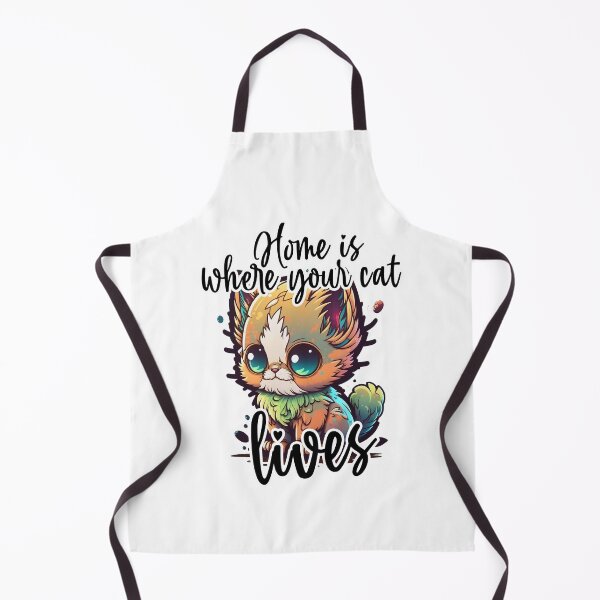 Item preview, Home is, where your cat lives designed and sold by knuppify.