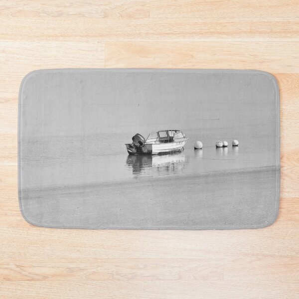 Item preview, Small wooden motor boat on the Wadden Sea on Texel designed and sold by Photopat.