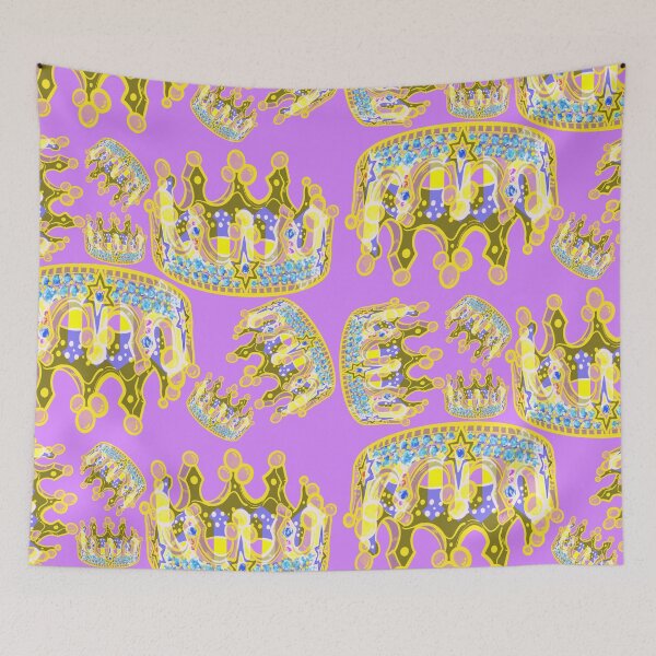 Item preview, KINGS CROWN LIGHT PURPLE  designed and sold by GIVENGRACE.ART.