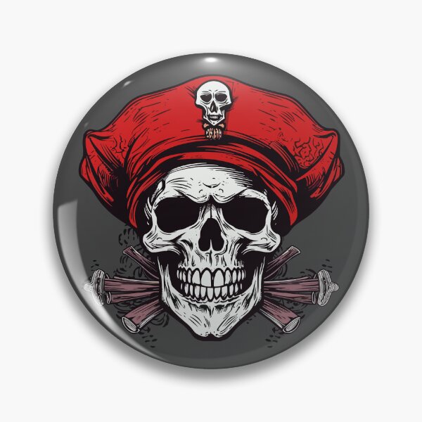 Item preview, Pirate skull designed and sold by jordygraph.