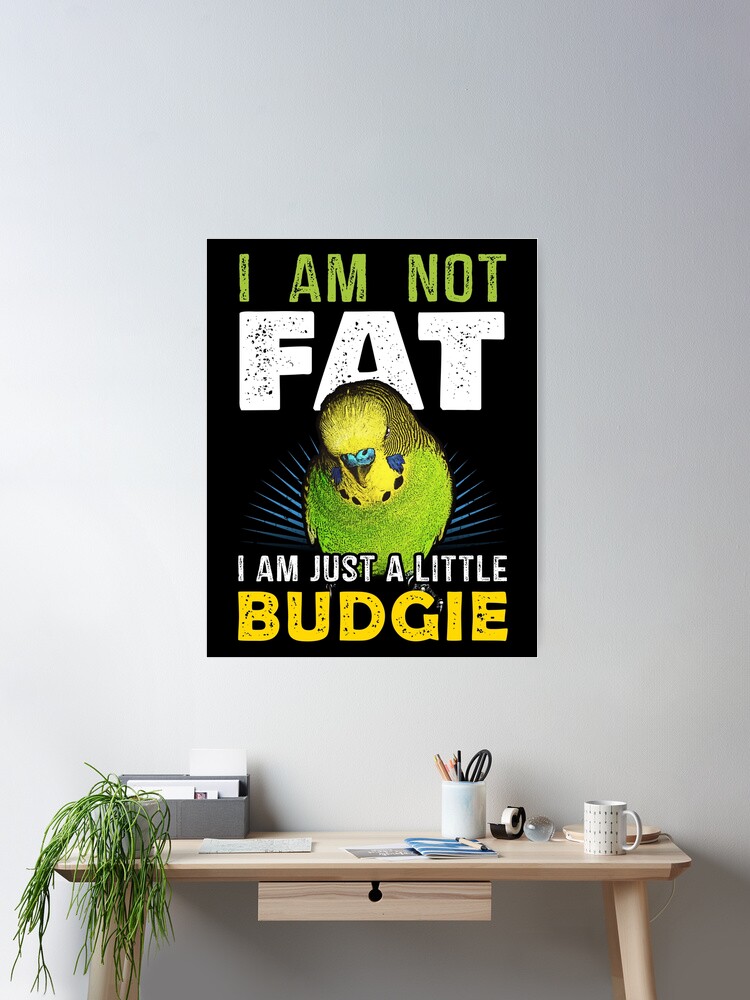 Funny Parakeet In My Head I've Bitten You 3 Times Budgie Water Bottle by  EQDesigns