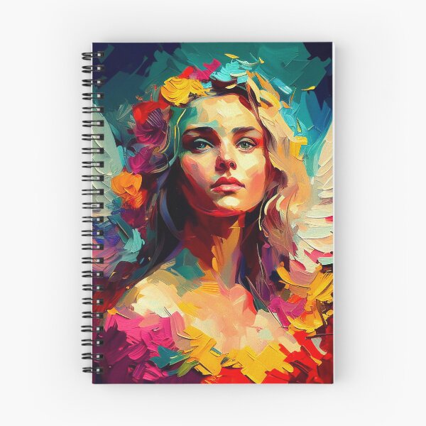 Item preview, Guardian Angel Portrait | Palette Knife Oil Digital Painting designed and sold by VividViews.