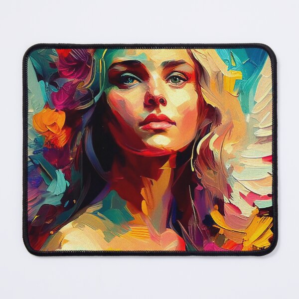 Artikelvorschau, Guardian Angel Portrait | Palette Knife Oil Digital Painting entworfen und verkauft von VividViews.