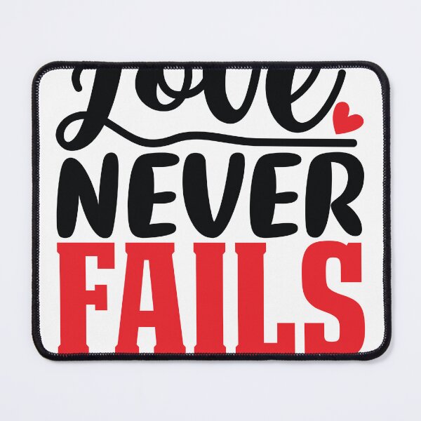 Item preview, LOVE NEVER FAILS  designed and sold by BGSMBOUTIQUE.