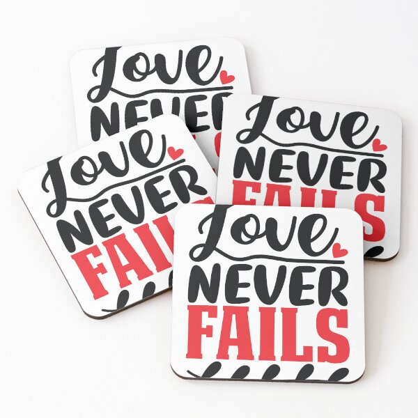 Item preview, LOVE NEVER FAILS  designed and sold by BGSMBOUTIQUE.