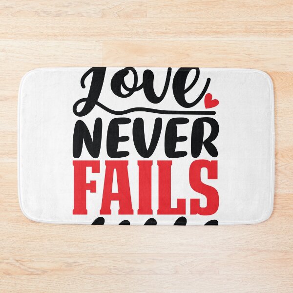 Item preview, LOVE NEVER FAILS  designed and sold by BGSMBOUTIQUE.