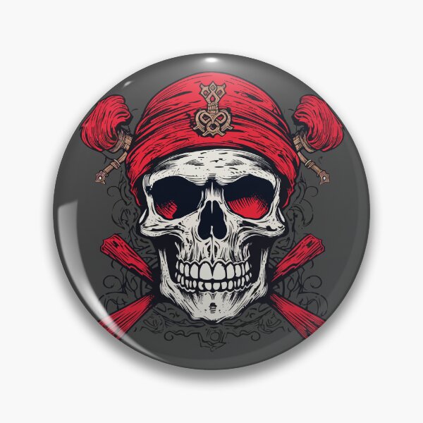 Item preview, Pirate skull designed and sold by jordygraph.