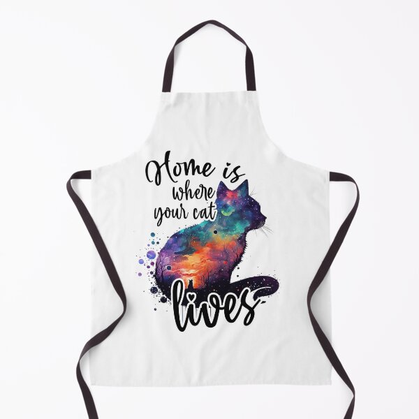 Item preview, Home is, where your cat lives designed and sold by knuppify.