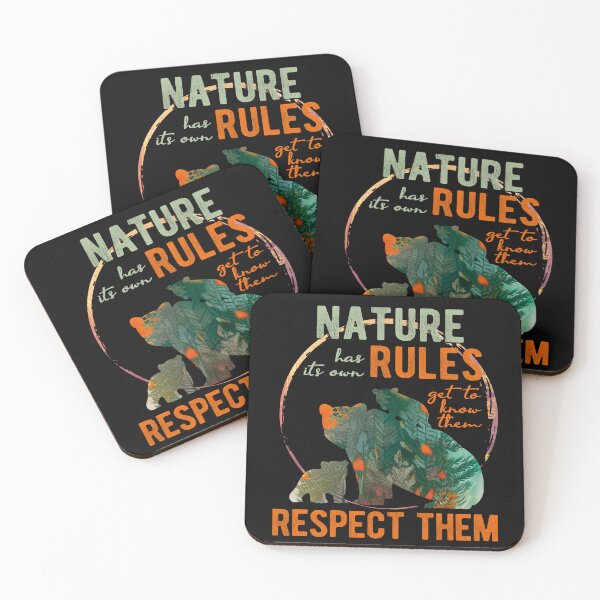Item preview, Nature has its own rules, know them, respect them designed and sold by themoniae.