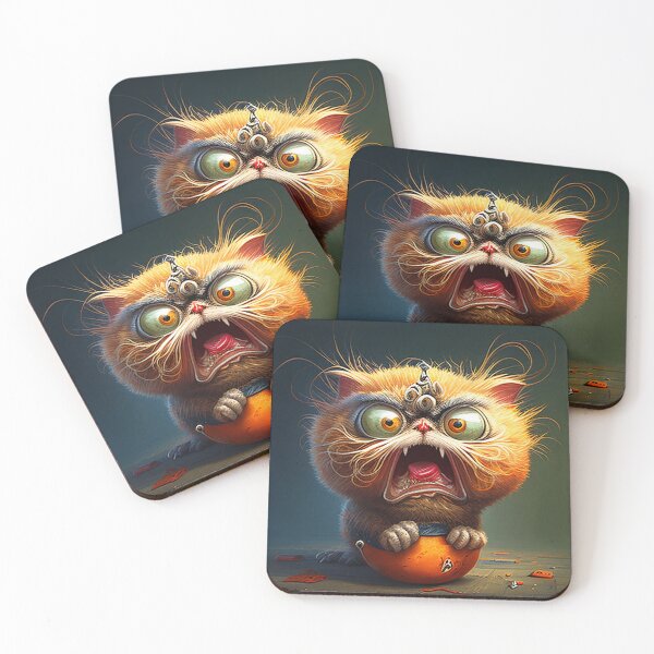 Item preview, Art Caricarute Kat Funny Oil Picture designed and sold by Ellebecool.