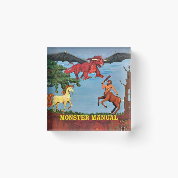 Item preview, Advanced Dungeons and Dragons Monster Manual designed and sold by Devon Designs.