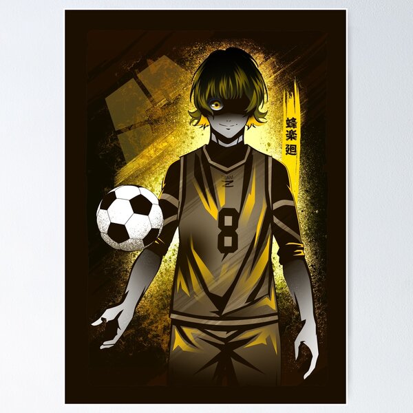 Item preview, Attack of Silhouette Bowl Cut Bachira designed and sold by Hypertwenty Designs.