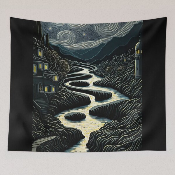 Item preview, Mountain Village designed and sold by OccultDreams.