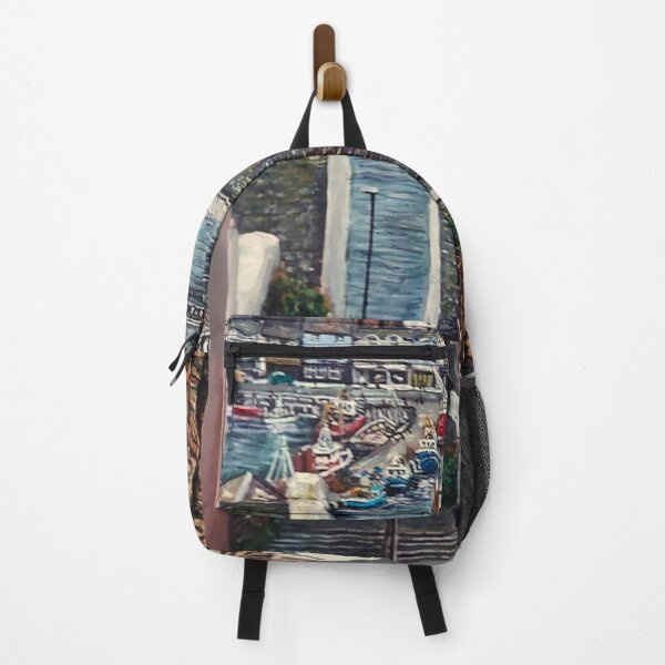 Item preview, BRIXHAM STEPS DOWN TO THE HARBOUR designed and sold by Mackenzie Moulton International Artist .