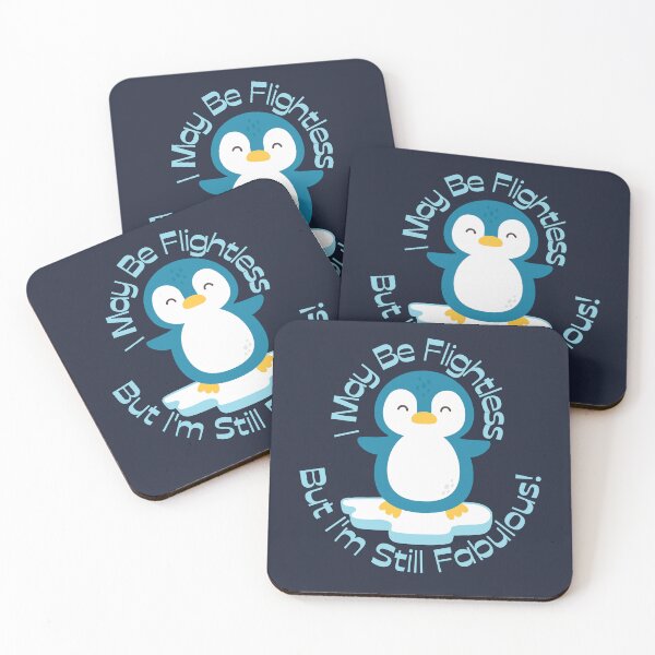 Item preview, Cute penguin design. I may be flightless but I'm still fabulous! designed and sold by TheVarc.