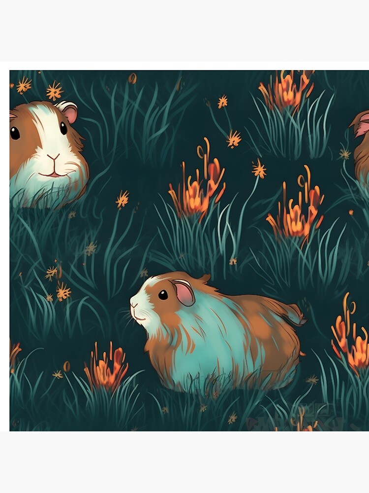 Guinea Pigs of the mysterious night Premium Matte Vertical Poster sold ...