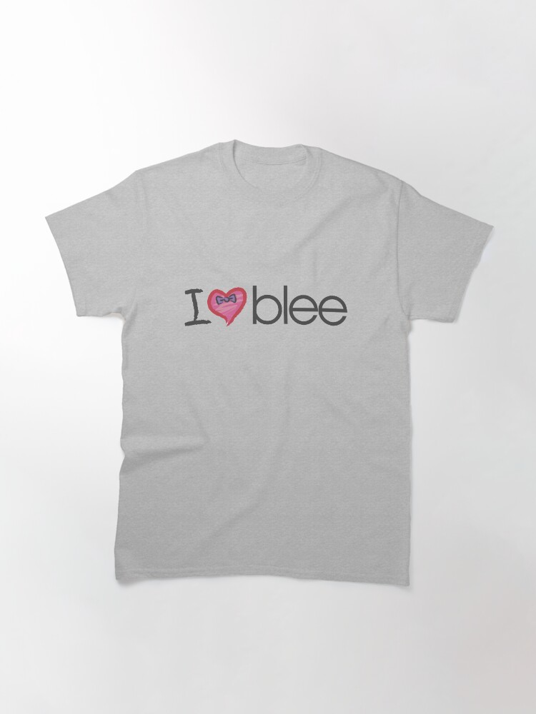 Thumbnail 3 of 7, Classic T-Shirt, I heart blee designed and sold by hellomaleka.