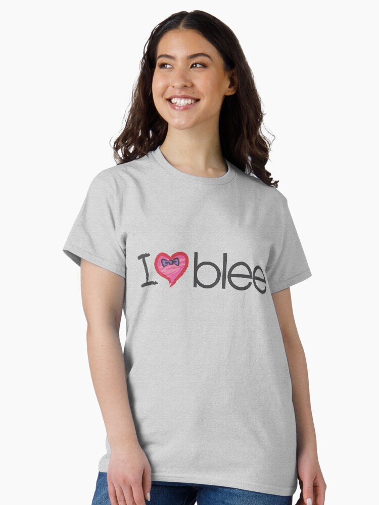 Thumbnail 2 of 7, Classic T-Shirt, I heart blee designed and sold by hellomaleka.