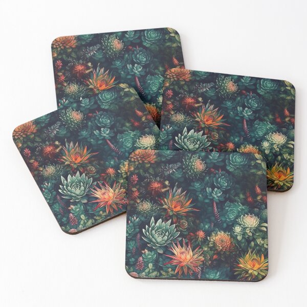 Item preview, Succulents - pattern endless designed and sold by PoppinArtFox.