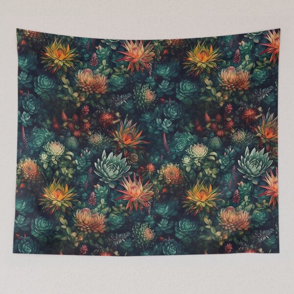 Item preview, Succulents - pattern endless designed and sold by PoppinArtFox.