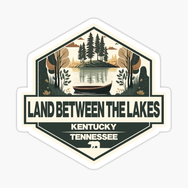 Item preview, Land Between the Lakes Travel Art Badge designed and sold by KrisSidDesigns.