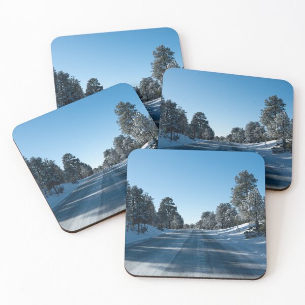 Item preview, A snow and ice covered road in Arizona! designed and sold by ChrisSh0ts.