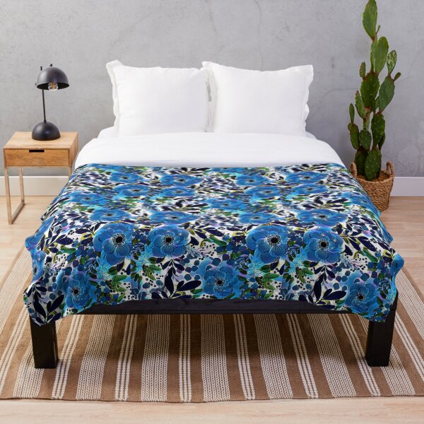 Aperçu de l'œuvre FLEUR BLEUE COULEUR FROIDE créée et vendue par rawat401.