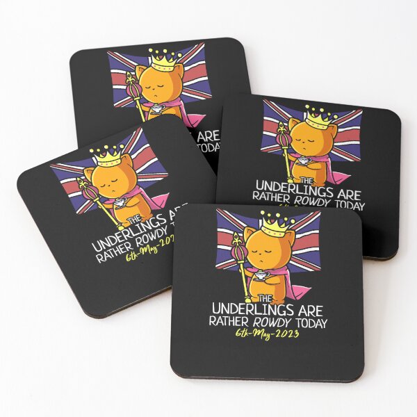 Item preview, King Charles III Coronation Street Party Rowdy Underlings designed and sold by Nerd Shizzle.