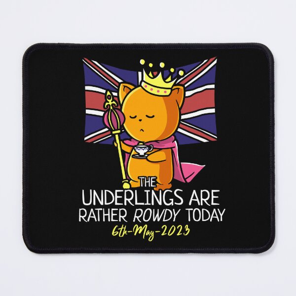 Item preview, King Charles III Coronation Street Party Rowdy Underlings designed and sold by Nerd Shizzle.