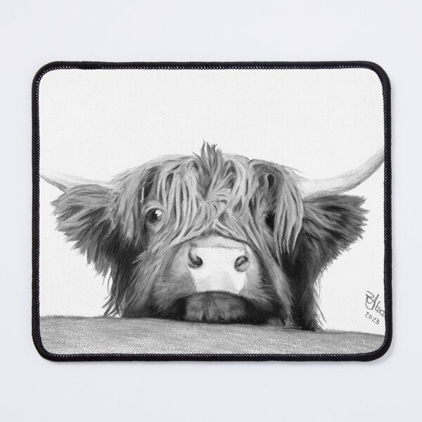 Item preview, Hetty highland coo  designed and sold by Ruth Alcock.