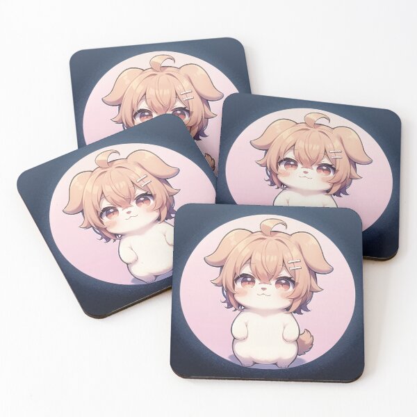 Item preview, A Beautiful Cute Chibi Dog Sticker Very Kawaii designed and sold by HikariAtelier.