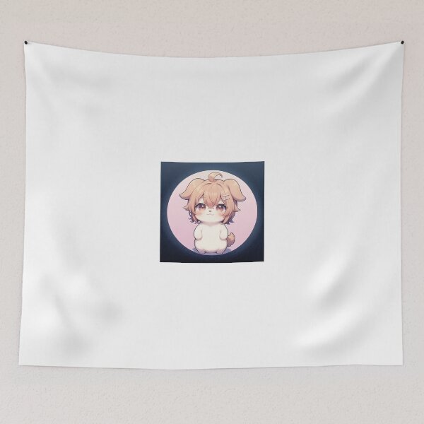 Item preview, A Beautiful Cute Chibi Dog Sticker Very Kawaii designed and sold by HikariAtelier.