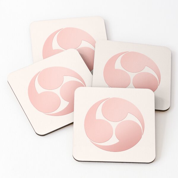 Item preview, Rose Gold Migi Mitsu Tomoe Kamon designed and sold by Takeda-art.
