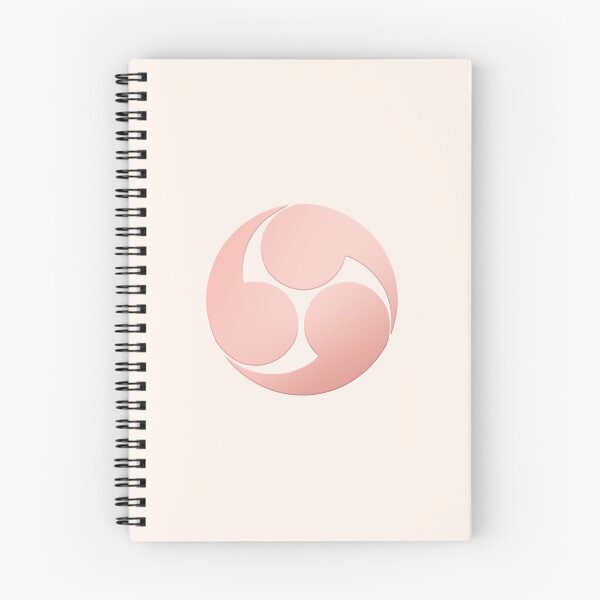 Item preview, Rose Gold Migi Mitsu Tomoe Kamon designed and sold by Takeda-art.