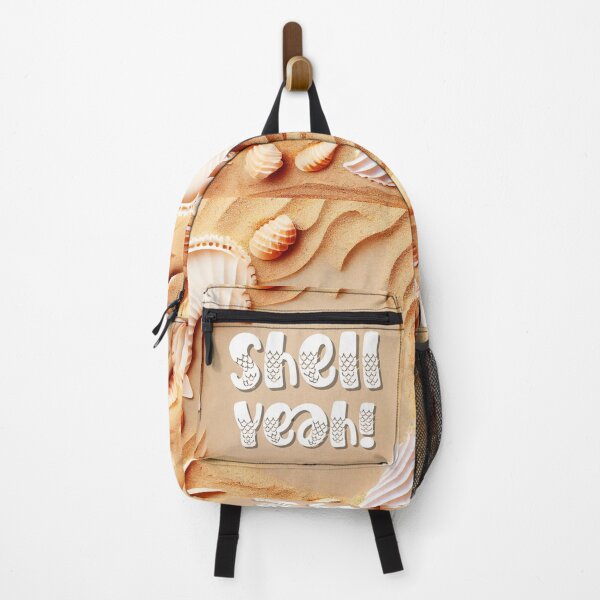 Item preview, Shell Yeah! Cute quote on sandy background with shells. designed and sold by Jenson Major.