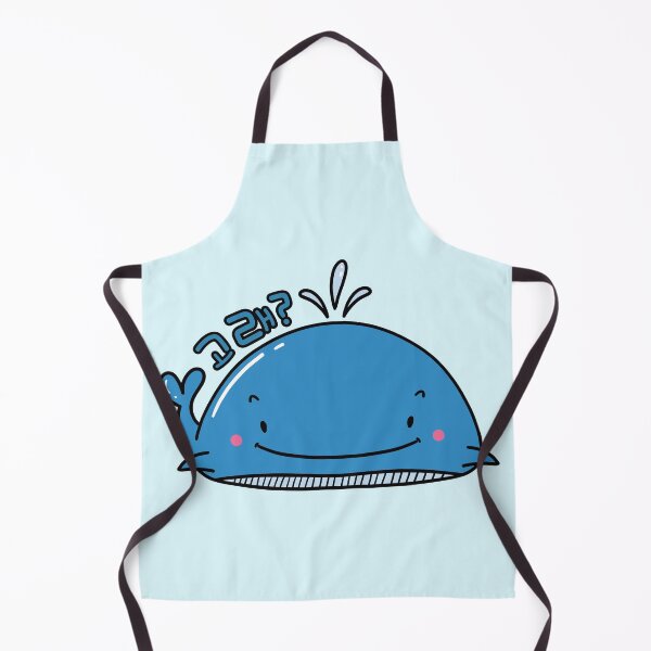 Item preview, Funny, kawaii whale with a Korean word says, "whale?/Really?" designed and sold by Kimchi-style-.