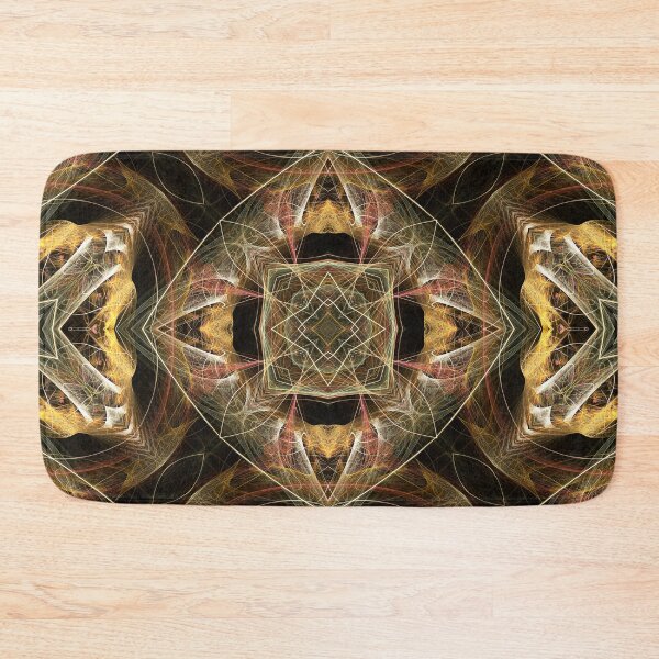 Item preview, chocolate caramel crossed panels designed and sold by effervescence.