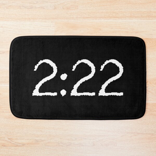 Item preview, 2:22 Angel Number 222 On Black designed and sold by type-and-create.